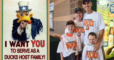 CALLING ALL LONG ISLANDERS: DUCKS SEEK HOST FAMILIES