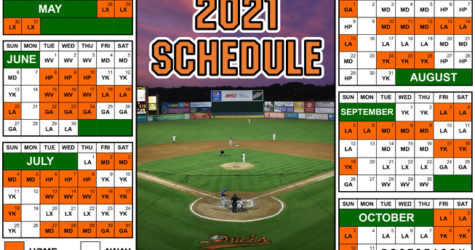 2021 ATLANTIC LEAGUE SCHEDULE ANNOUNCED