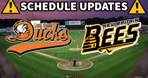 SCHEDULE CHANGES FOR DUCKS-BEES SERIES