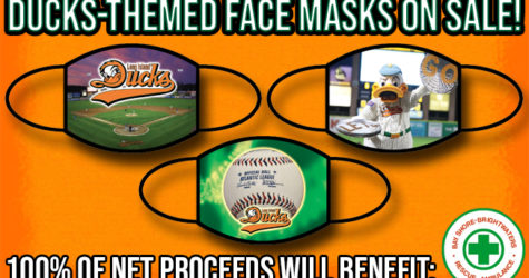 SUPPORT FIRST RESPONDERS WITH NEW DUCKS-THEMED FACE MASKS