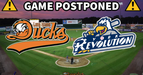 TUESDAY’S (8/13) GAME VS. YORK POSTPONED