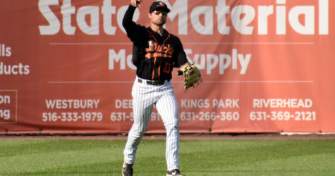 TWO-OUT DAMAGE LEADS GASTONIA PAST LONG ISLAND