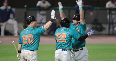 NIEUWENHUIS EIGHTH-INNING BLAST SENDS DUCKS PAST PATS