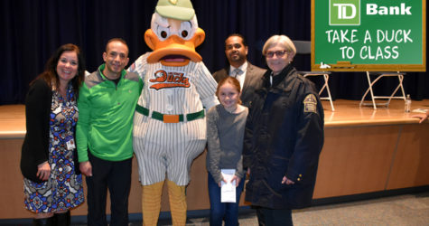 DUCKS, TD BANK KICK OFF 2019 “TAKE A DUCK TO CLASS” VISITS