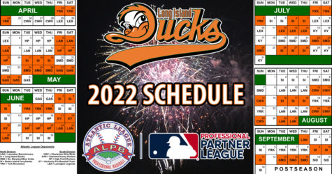 2022 SCHEDULE ANNOUNCED – OPENING NIGHT APRIL 22