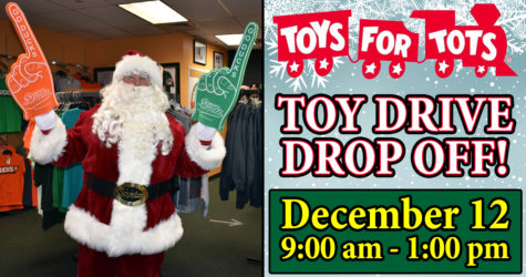 HOLIDAY STORE OPENING & TOYS FOR TOTS DROP OFF DECEMBER 12