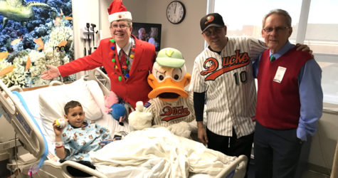 SMILES ABOUND AS DUCKS SPREAD HOLIDAY CHEER