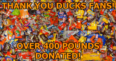 THANK YOU FOR YOUR CANDY DONATIONS