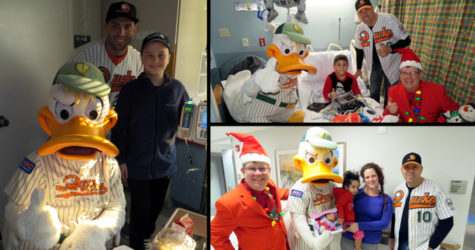 DUCKS BRING JOY AT HOLIDAY HOSPITAL VISITS