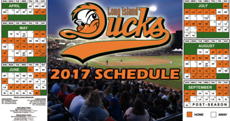 2017 SCHEDULE ANNOUNCED