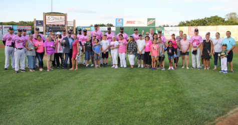 DUCKS HOST BREAST CANCER AWARENESS JERSEY AUCTION