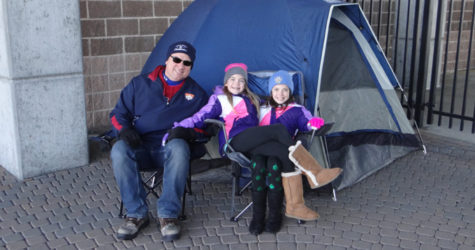 FIRST FANS IN LINE FOR TICKETS – BOX OFFICE OPENS SATURDAY AT 10:00!