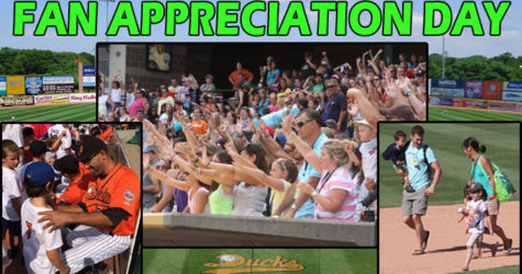 GAME TODAY: FAN APPRECIATION DAY AND SUNDAY FAMILY FUNDAY!