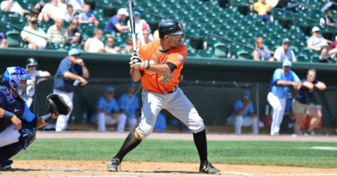 OFFENSE ERUPTS TO ROUT BLUE CRABS