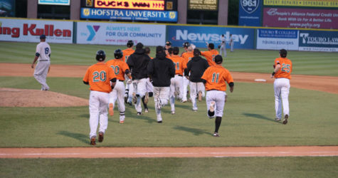 DUCKS WADDLE OFF TO SWEEP THE RIVERSHARKS