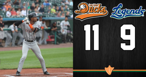 TURBO AND ROMERO LAUNCH DUCKS PAST LEGENDS