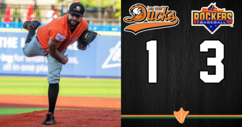 FIRST INNING HOMERS LIFT ROCKERS OVER DUCKS