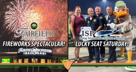 SATURDAY, JULY 2: FIREWORKS SPECTACULAR & LUCKY SEAT SATURDAY!