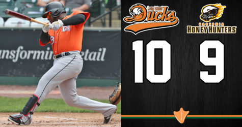 DUCKS ANSWER HONEY HUNTERS RALLY WITH WIN IN EXTRAS