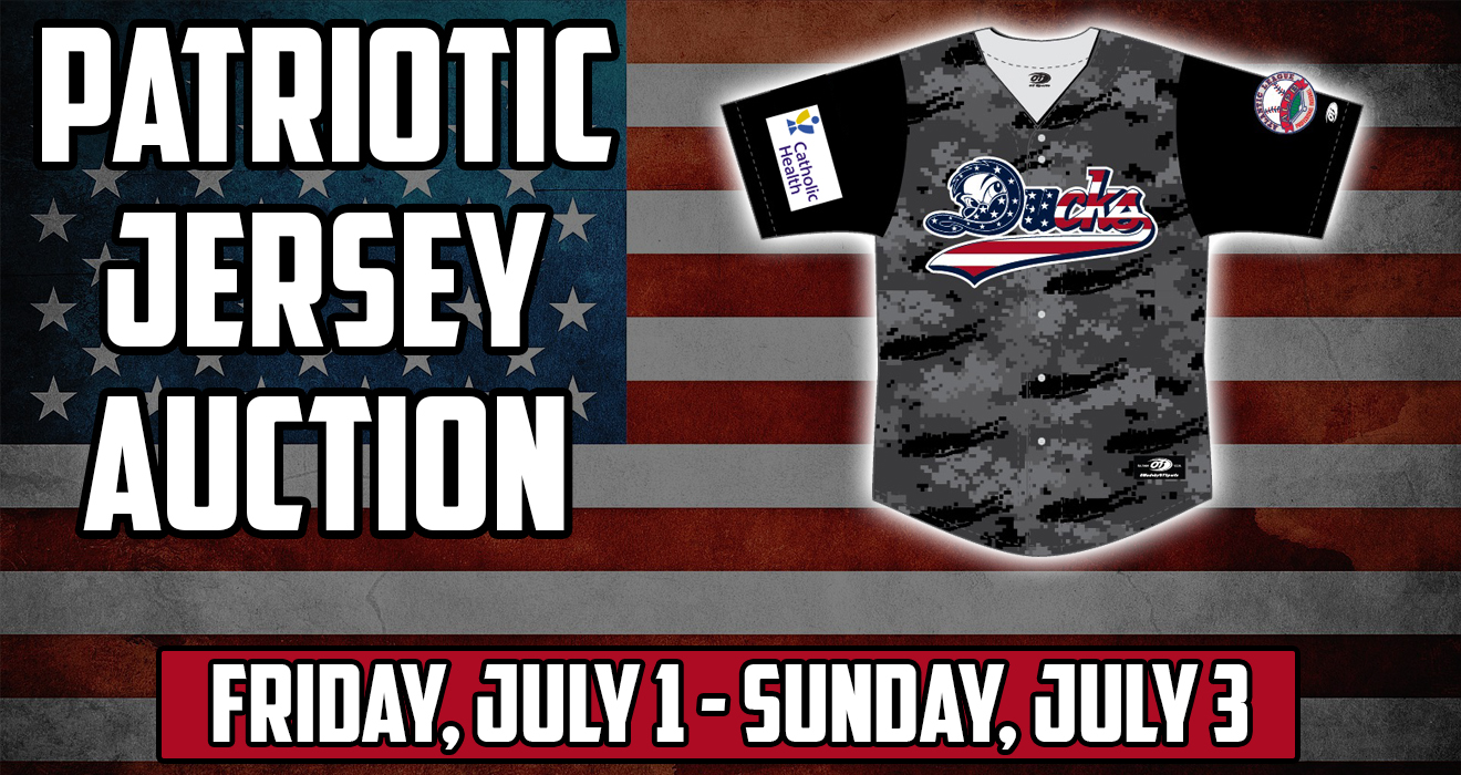 PATRIOTIC JERSEY AUCTION THIS WEEKEND
