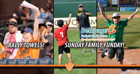 SUNDAY, AUGUST 14: RALLY TOWELS & SUNDAY FAMILY FUNDAY!