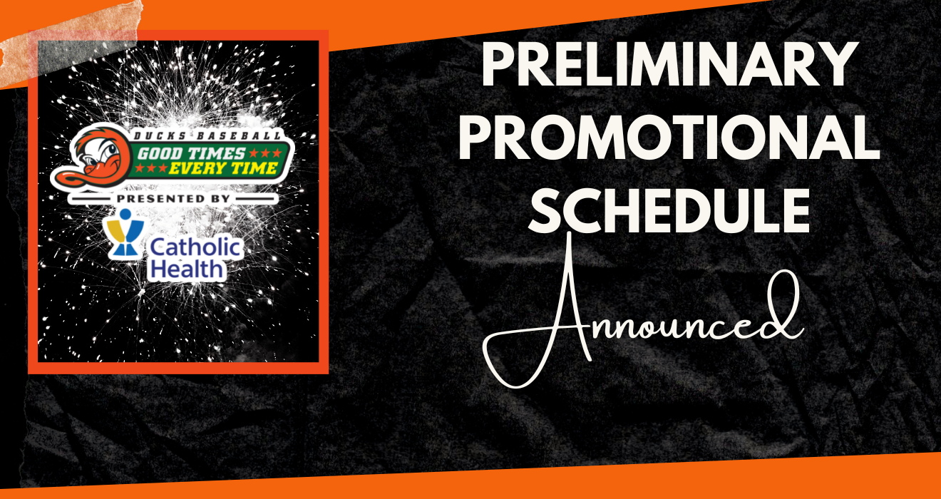 2023 PRELIMINARY PROMOTIONAL SCHEDULE ANNOUNCED