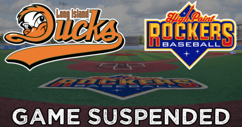 SUNDAY’S (8/6) SERIES FINALE IN HIGH POINT SUSPENDED