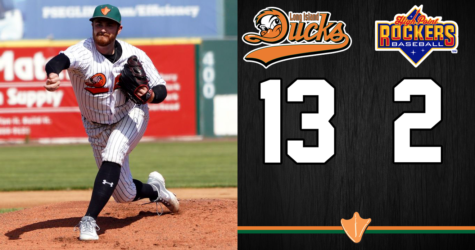 VOIGHT VICTORIOUS AS DUCKS END REGULAR SEASON WITH A BANG