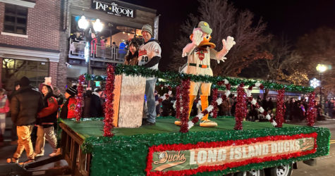 DUCKS MARCH IN PAIR OF HOLIDAY PARADES