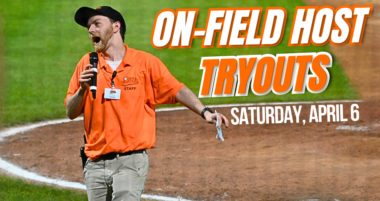 ON-FIELD HOST TRYOUTS – SATURDAY, APRIL 6