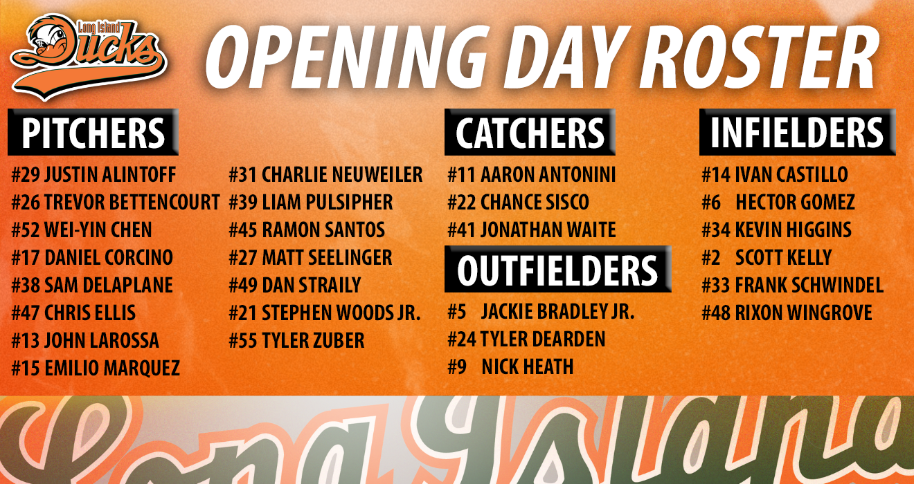 OPENING DAY ROSTER SET