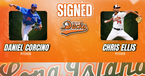 DUCKS SIGN BIG LEAGUE ARMS CORCINO AND ELLIS