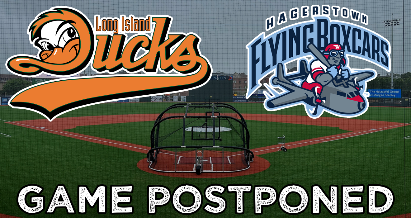 SUNDAY’S (5/5) GAME AT HAGERSTOWN POSTPONED