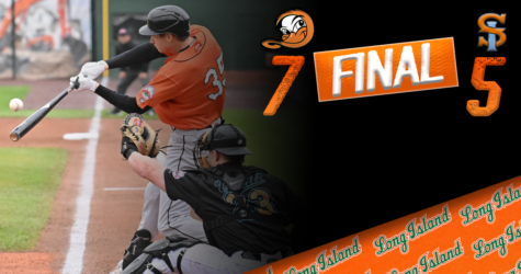 DUCKS OUTLAST FERRYHAWKS IN 11-INNING MARATHON