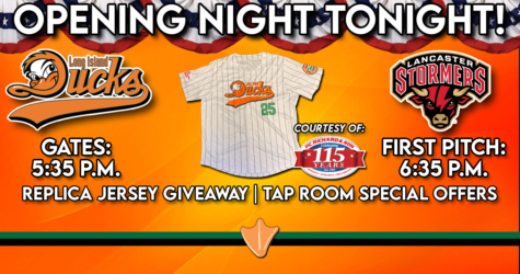 GAME TONIGHT: OPENING NIGHT, REPLICA JERSEYS & TAP ROOM FRIDAY!