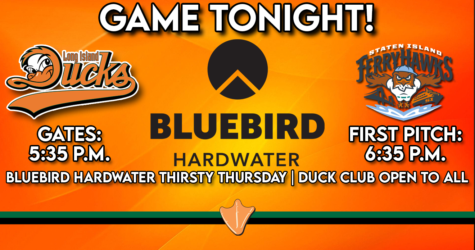 GAME TONIGHT: BLUEBIRD HARDWATER THIRSTY THURSDAY!