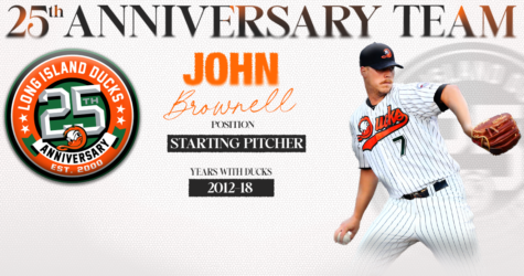 JOHN BROWNELL NAMED TO DUCKS 25TH ANNIVERSARY TEAM