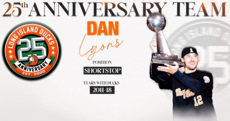 DAN LYONS NAMED TO DUCKS 25TH ANNIVERSARY TEAM