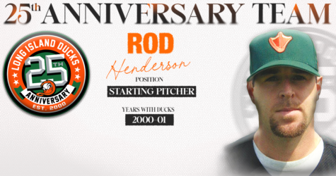 ROD HENDERSON NAMED TO DUCKS 25TH ANNIVERSARY TEAM