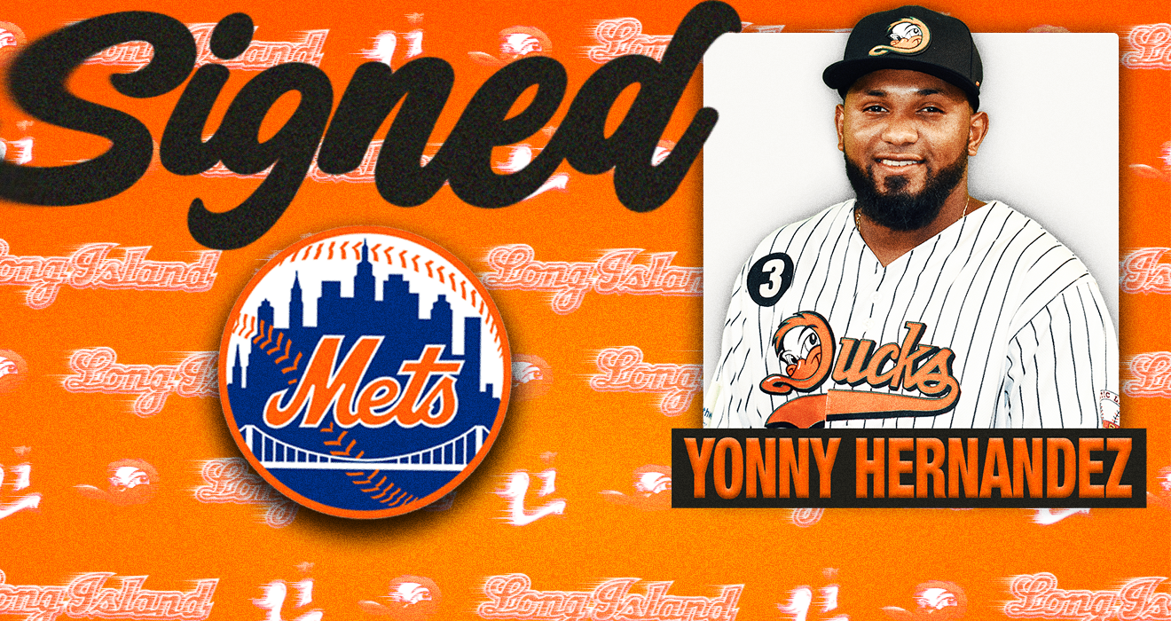 YONNY HERNANDEZ SIGNED BY NEW YORK METS