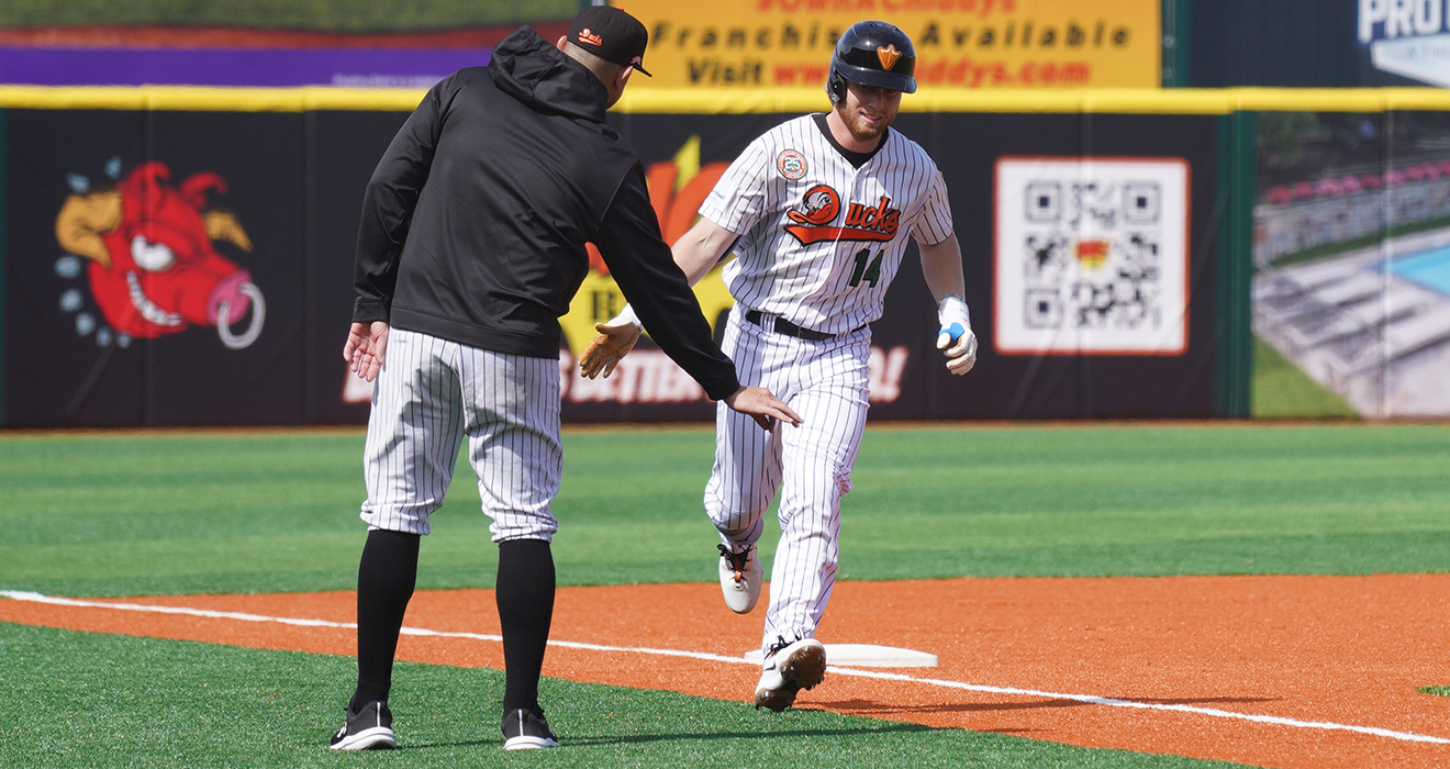 DUCKS BREAK OUT BATS TO OPEN EXHIBITION SLATE