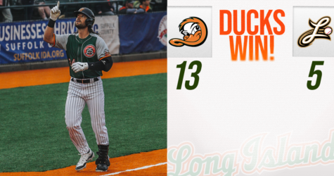 DUCKS OFFENSE ERUPTS TO EARN FIRST WIN OF 2025 SEASON
