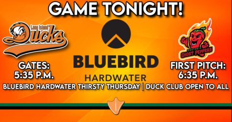 GAME TONIGHT: BLUEBIRD HARDWATER THIRSTY THURSDAY!