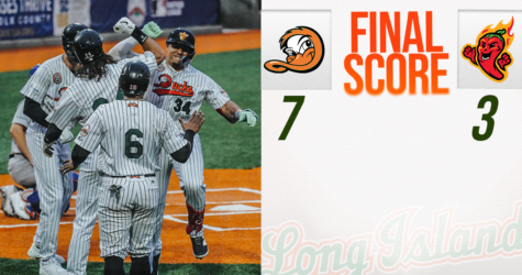 GRIFFIN AND FLORES LEAD DUCKS TO GRAND WIN OVER GASTONIA