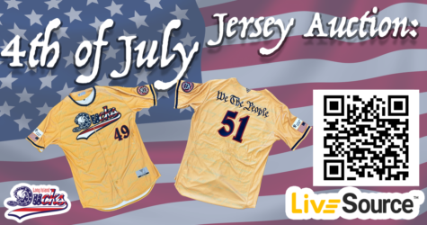2025 DUCKS PATRIOTIC JERSEY AUCTION THIS WEEK
