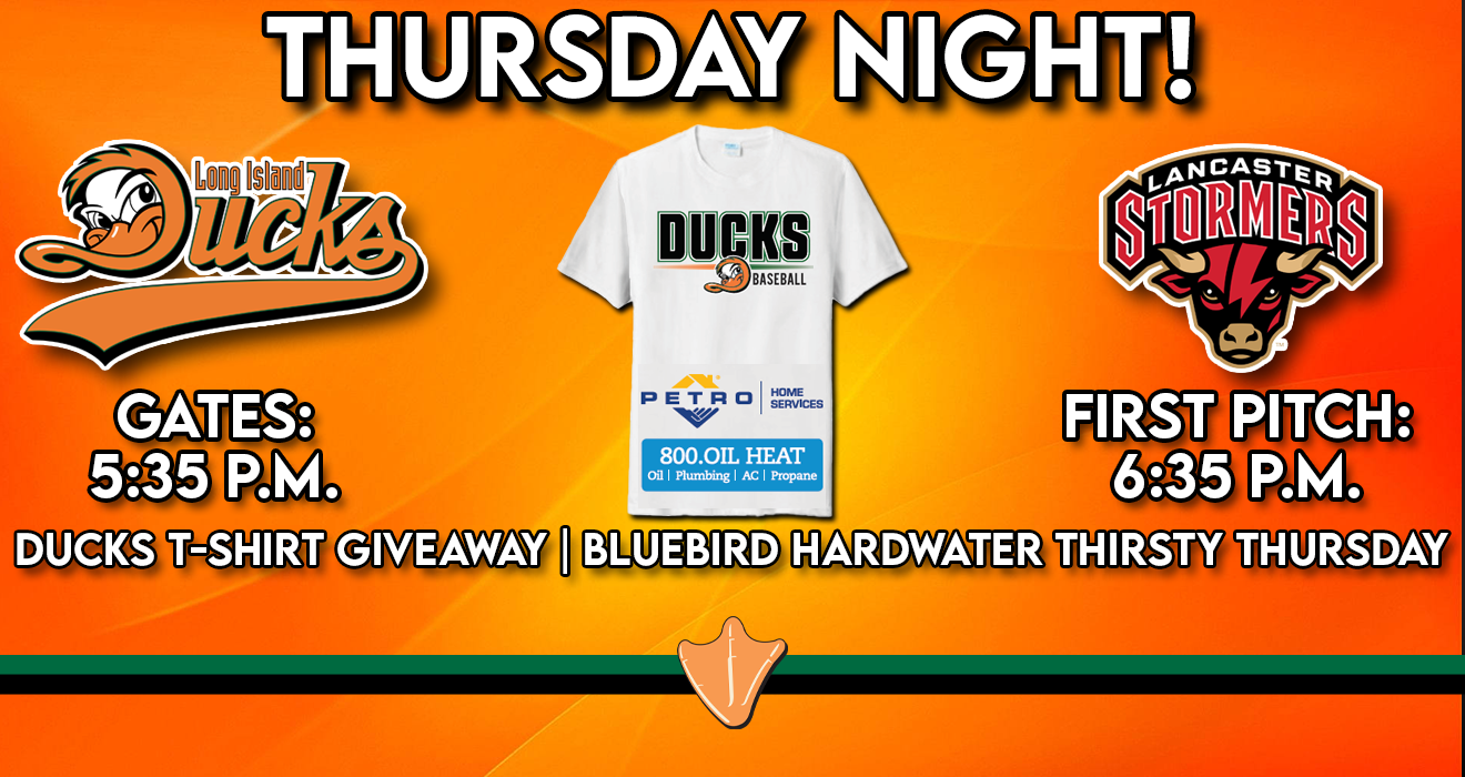 GAME TONIGHT: DUCKS T-SHIRTS & BLUEBIRD HARDWATER THIRSTY THURSDAY!