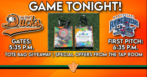 GAME TONIGHT: DUCKS TOTE BAG GIVEAWAY & TAP ROOM FRIDAY!