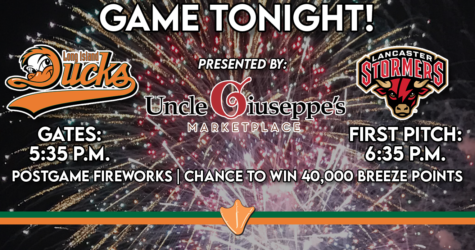 GAME TONIGHT: FIREWORKS SPECTACULAR & LUCKY SEAT SATURDAY!