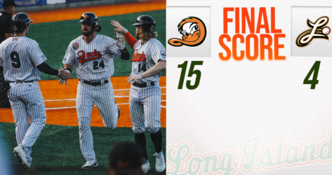 DUCKS BREAK OUT BROOMS AND BLAST PAST STORMERS