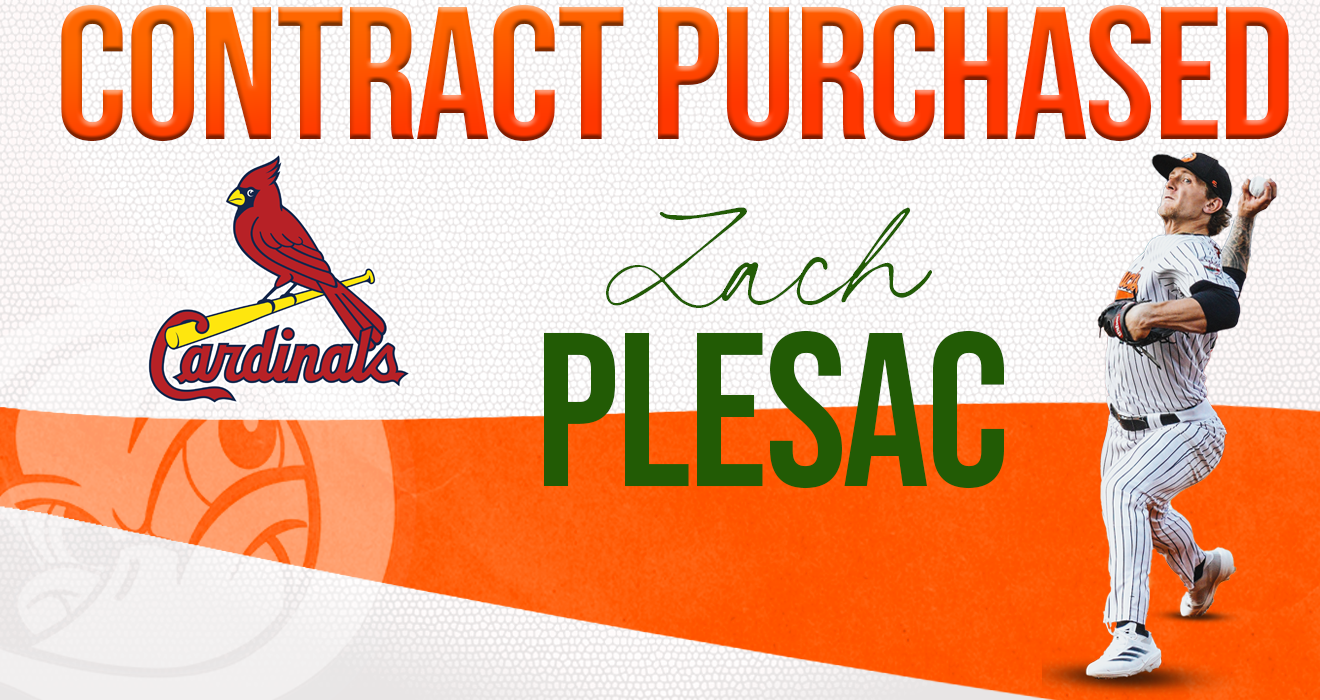 ZACH PLESAC’S CONTRACT PURCHASED BY CARDINALS